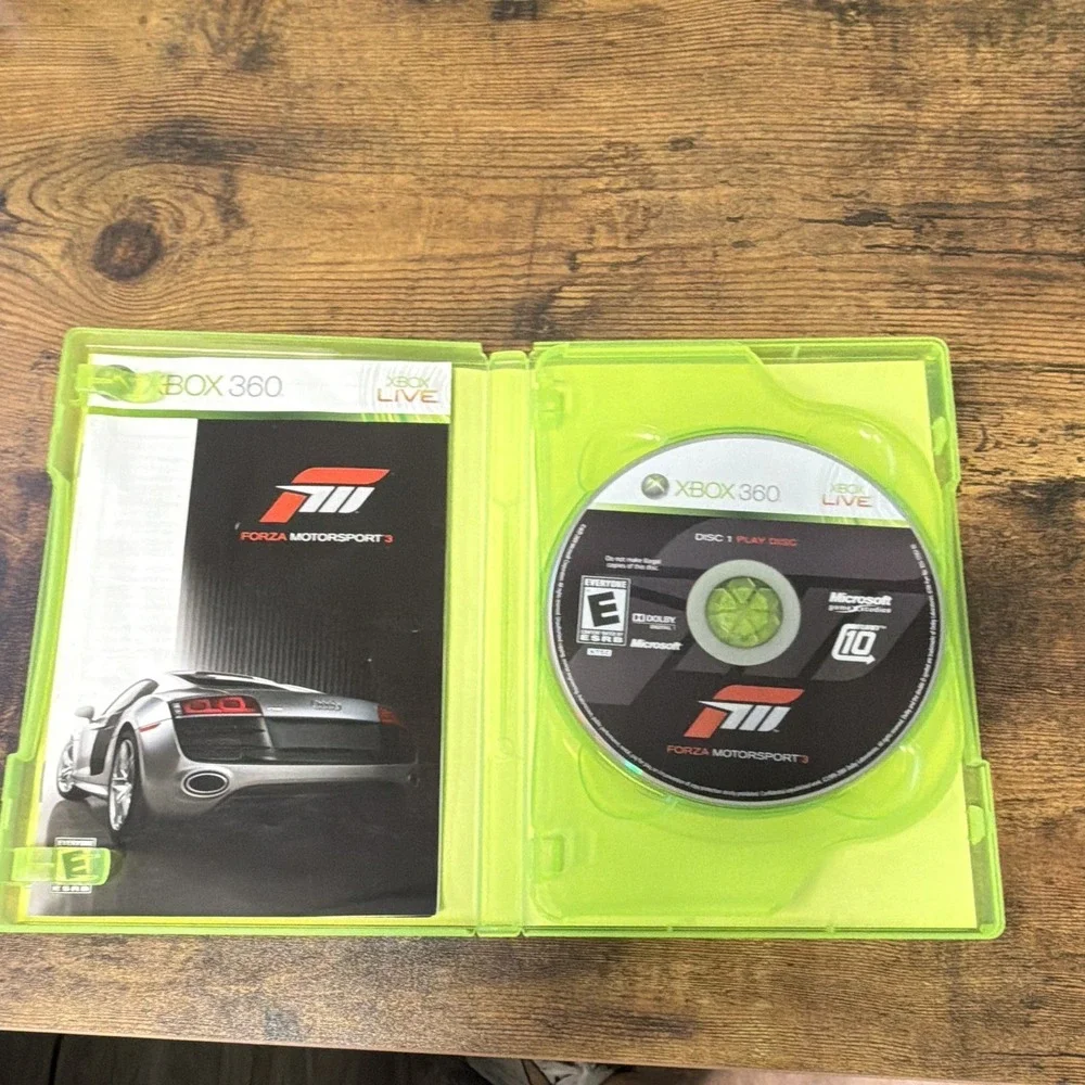 Microsoft Forza Motorsport 3 2-Disc w/Manual Xbox 360 NTSC E Not For Resale